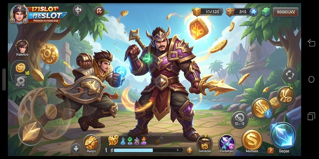 Tangkapan layar menampilkan aksi seru dalam gameplay RPG.