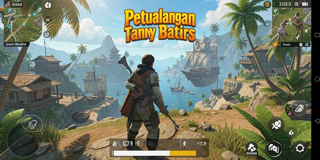Menampilkan salah satu moment seru dalam gameplay Open World.