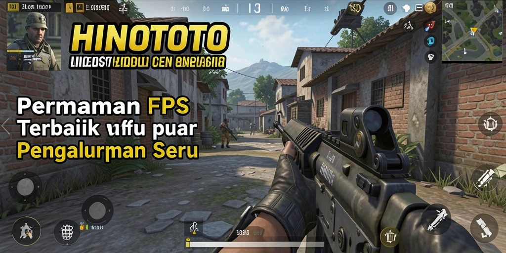 Gameplay HINOTOTO yang dinamis dan penuh aksi.