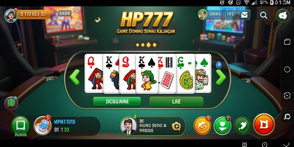Gameplay Domino yang menarik dan interaktif di HP777.