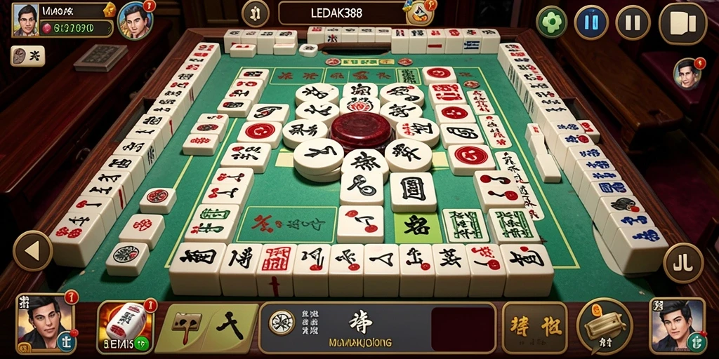 Tampilan seru gameplay LEDAK388 dengan Mahjong yang menarik.