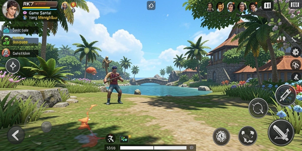 Tangkapan layar RK77 menampilkan gameplay yang seru dan interaktif.
