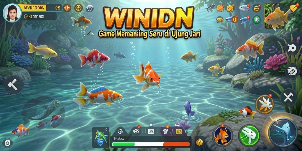 Tangkapan ikan yang besar dan grafis memukau dalam WINIDN.